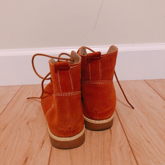 Brown short boots in mint condition - Picture 3 of 4